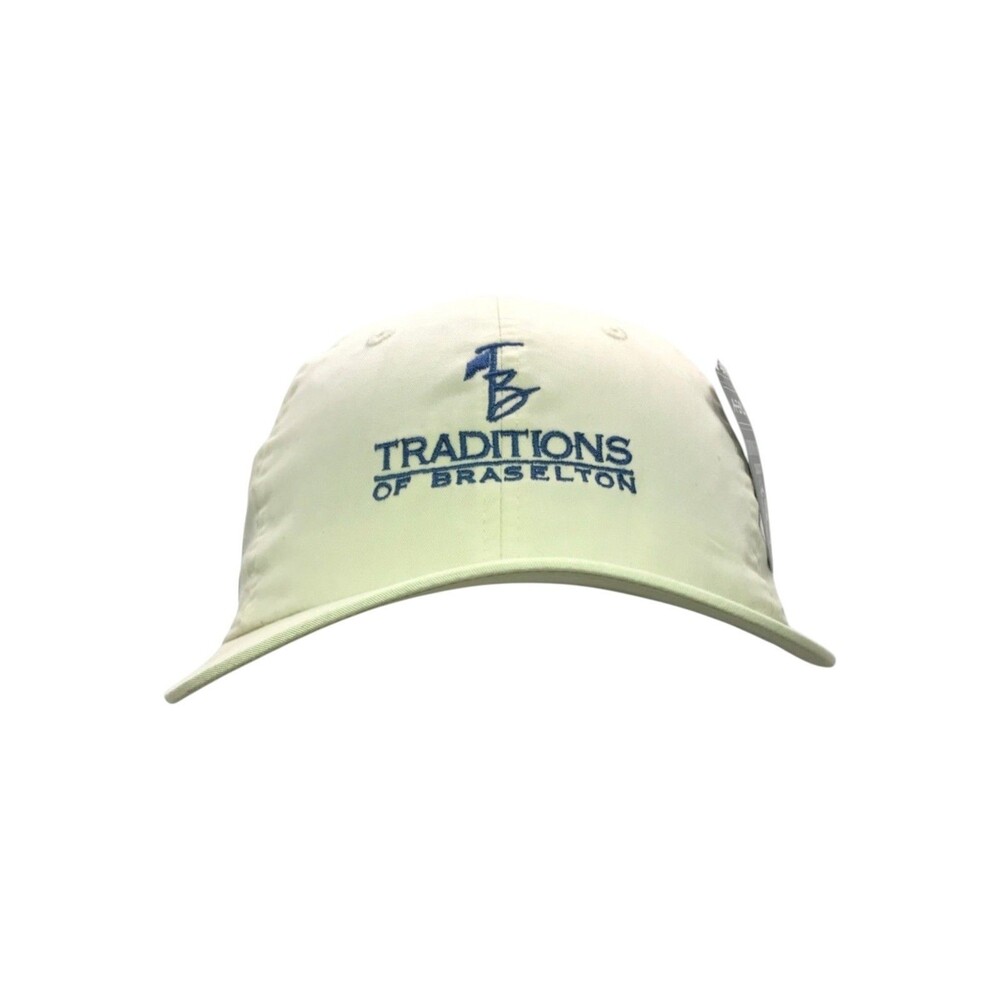 AHEAD Classic Cut Traditions of Braselton Golf Hat Cream Adjustable OS New Flaws